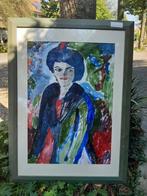 Poster 'van Dongen' in BAR houten lijst, Huis en Inrichting, Minder dan 50 cm, Gebruikt, Ophalen of Verzenden, Minder dan 50 cm