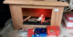 Klein houten openhaardje, Ophalen of Verzenden, Nieuw, Vrijstaande haard, Houthaard