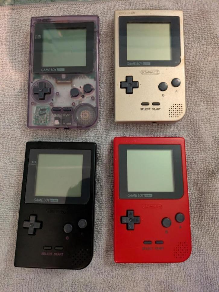 Gameboy Pocket x4 mogen los weg, Spelcomputers en Games, Spelcomputers | Nintendo Game Boy, Gebruikt, Game Boy Pocket, Ophalen of Verzenden
