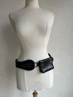 closed riem maat 85 zwart leer, 80 tot 90 cm, 5 cm of meer, Verzenden, Tailleriem