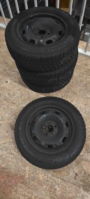 Winterbanden met Velg 185/60R14 Skoda, vw, Seat, Fabia, polo beschikbaar voor biedingen