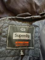 Superdry winterjas xl donkerblauw izgs, Ophalen of Verzenden, Zo goed als nieuw, Maat 56/58 (XL), Zwart