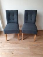 Woood eetkamerstoelen 6 stuks, Huis en Inrichting, Stoelen, Ophalen, Gebruikt, Vijf, Zes of meer stoelen, Stof