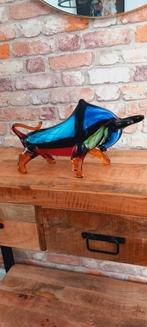 Murano Glas:32cm Stier Beeld🌹NIEUW🌹, Verzamelen, Ophalen of Verzenden, Nieuw, Dier