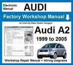 Audi A2 1999-2005 Workshop manual op DVD in PDF formaat, Verzenden