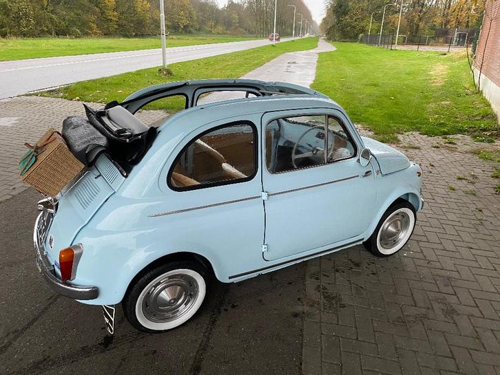 Zeldzaam FIAT 500D Transformable suicide deuren RHD 1962, Auto's, Oldtimers, Particulier, Fiat, Benzine, Cabriolet, Handgeschakeld