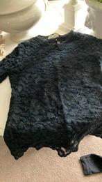 Pauw kanten Top maat 36, Kleding | Dames, Tops, Zwart, Ophalen of Verzenden, Zo goed als nieuw, Lange mouw