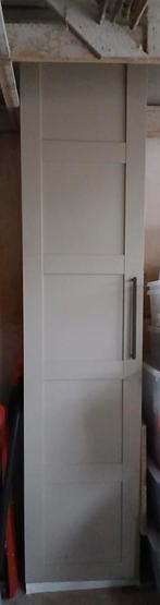 PAX/BERGSBO kast met deur wit/beige 50x60x236, Ophalen, Gebruikt