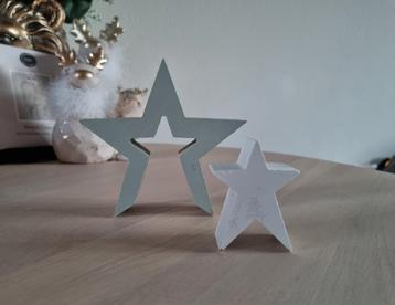 2 in 1 houten kerst ster decoratie beschikbaar voor biedingen