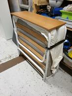 1 persoons logeer bedden te gebruiken als bed en bank 80x180, Gebruikt, Eenpersoons, 80 cm, Bedbodem