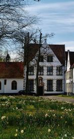 Litho T.G.M. van Hettinga Tromp /begijnhof Brugge 1929, Ophalen of Verzenden