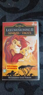Leeuwenkoning II Simba's Trots - Disney VHS, Avontuur, Alle leeftijden, Ophalen of Verzenden, Zo goed als nieuw