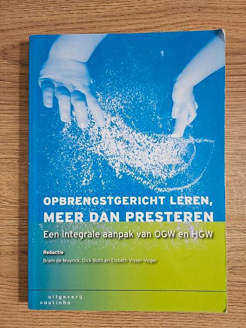 Opbrengstgericht leren, meer dan presteren, Boeken, Wetenschap, Zo goed als nieuw, Sociale wetenschap, Ophalen of Verzenden