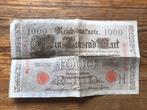 Duitsland 1000 Mark 1910 letter H circulatie, Postzegels en Munten, Bankbiljetten | Europa | Niet-Eurobiljetten, Los biljet, Duitsland
