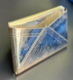Verzilverde kaartjes houder businesscard holder, Ophalen of Verzenden