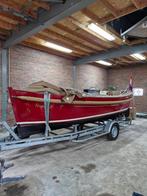 Vreelander 660 sloep bordeaux rood, Watersport en Boten, Sloepen, Ophalen, Binnenboordmotor, 6 meter of meer, Diesel