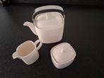 Thee/ koffiepot met melk en suikerpot, Ophalen, Zo goed als nieuw, Overige stijlen, Overige typen