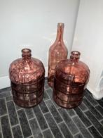 Mooi oud roze vazen, flessen, Ophalen, Overige kleuren, 50 tot 75 cm, Glas