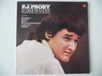 lp P.J. PROBY - SOMEWHERE - SUNSET RECORDS, 1977, Ophalen of Verzenden, 1960 tot 1980, Gebruikt, 12 inch