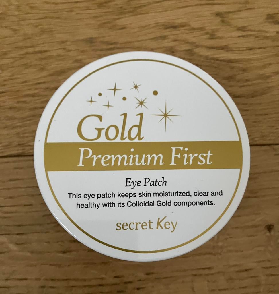 Gold Premium First Eye Patch secret Key korean skincare, Ophalen of Verzenden, Nieuw, Ogen