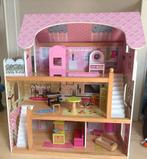 Poppenhuis inclusief toebehoren, Ophalen, Zo goed als nieuw, Poppenhuis