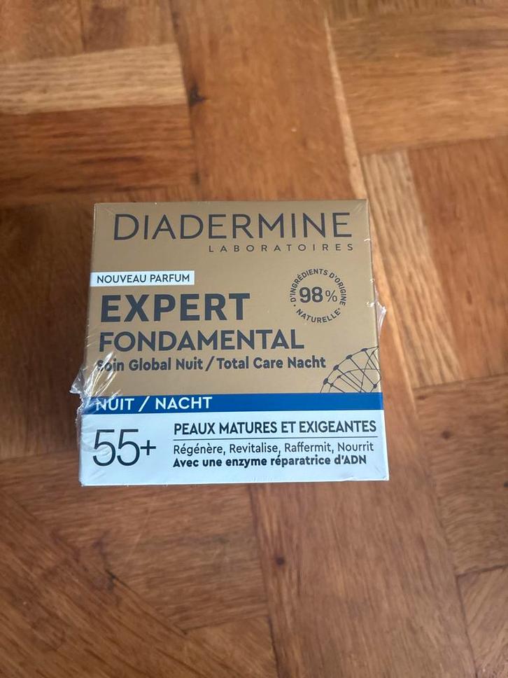 Diadermine Expert Fondamental Total Care night cream, Sieraden, Tassen en Uiterlijk, Uiterlijk | Gezichtsverzorging, Nieuw, Verzorging
