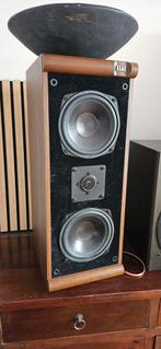 Elac EL 80 luidsprekers - Vintage Duits HiFi, Ophalen of Verzenden, Gebruikt, Front, Rear of Stereo speakers, Overige merken