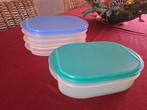 Tupperware kaas- en vleeswarenbakken, Huis en Inrichting, Keuken | Tupperware, Ophalen of Verzenden, Zo goed als nieuw, Wit, Bak of Kom