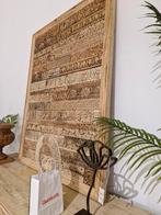 Teak houten paneel  160 cm  120 cm, Huis en Inrichting, Tafels | Sidetables, Ophalen of Verzenden, 25 tot 50 cm, Rechthoekig, 150 tot 200 cm