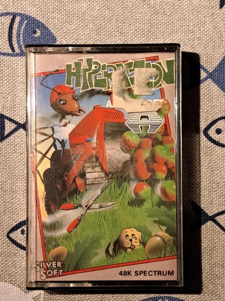 ZX Spectrum cassette 'HYPERACTION' – getest & werkend, Computers en Software, Vintage Computers, Ophalen of Verzenden