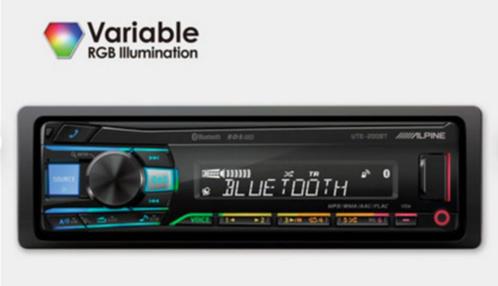 Alpine UTE-200BT 1-din headunit BT / AUX / USB autoradio, Auto diversen, Autospeakers, Nieuw, Ophalen of Verzenden