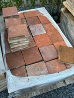 Lot authentieke terracotta tegels, Antiek en Kunst, Antiek | Wandborden en Tegels, Ophalen