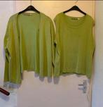 2 delige lime vest en top. Maat XXL. Merk, Trui of Vest, Ophalen of Verzenden, Zo goed als nieuw, Groen