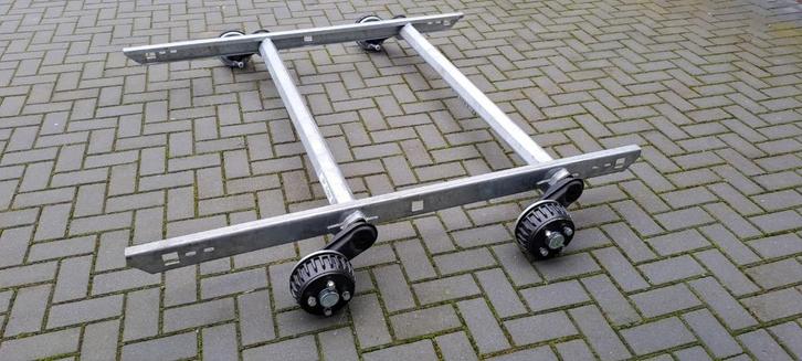 1600KG ALKO Tandemassen Geremd, Auto diversen, Aanhangwagen-onderdelen, Nieuw, Ophalen of Verzenden
