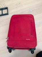 Emidio Tucci rode stoffen koffer, Gebruikt, 35 tot 45 cm, Ophalen, 60 tot 70 cm