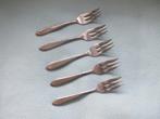 5 Vintage gebaksvorkjes Classique Inox, Antiek en Kunst, Curiosa en Brocante, Ophalen of Verzenden