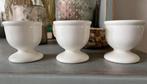 3 witte retro eierdopjes Emsa kunststof, Huis en Inrichting, Keuken | Servies, Overige materialen, Overige typen, Ophalen of Verzenden