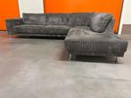 🚚GRATIS LEVERING ✅Mooie grijze ribstof hoekbank zeer netjes, Huis en Inrichting, Banken | Bankstellen, Ophalen, The best sofa