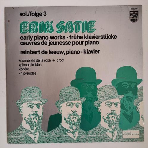 Erik Satie, Reinbert de Leeuw – Early Piano Works Vol. 3 LP, Cd's en Dvd's, Vinyl | Klassiek, Gebruikt, Modernisme tot heden, 12 inch