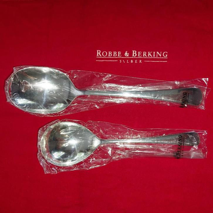 Robbe Berking Como groentelepel 150 gr verzilverd, Huis en Inrichting, Keuken | Bestek, Nieuw, Los bestek, Zilver, Vaatwasserbestendig