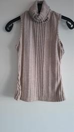 Leuk colletje zonder mouwen, Beige, Ophalen of Verzenden, Zo goed als nieuw, Lange mouw