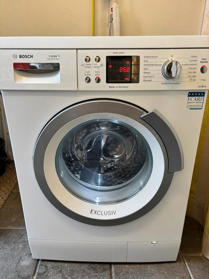 Bosch 9 Kilo Wasmachine | A+++ | Staat Beneden | Brengen Kan, Witgoed en Apparatuur, Wasmachines, Gebruikt, Voorlader, 8 tot 10 kg