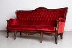 Barok 3-persoons bank, Huis en Inrichting, Banken | Sofa's en Chaises Longues, Ophalen, Hout, Gebruikt, 150 tot 200 cm