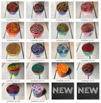 Ronde kunst blikjes kunstenaar Henk Veen, Ophalen of Verzenden