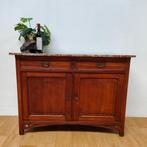 Vintage Antiek dressoir commode ladekast met marmer blad 201, Huis en Inrichting, Valkenswaard, Gebruikt, Info@flashbackfurniture.nl