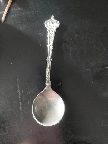 Tinnen Lepel met Kroon - 1960 beschikbaar voor biedingen