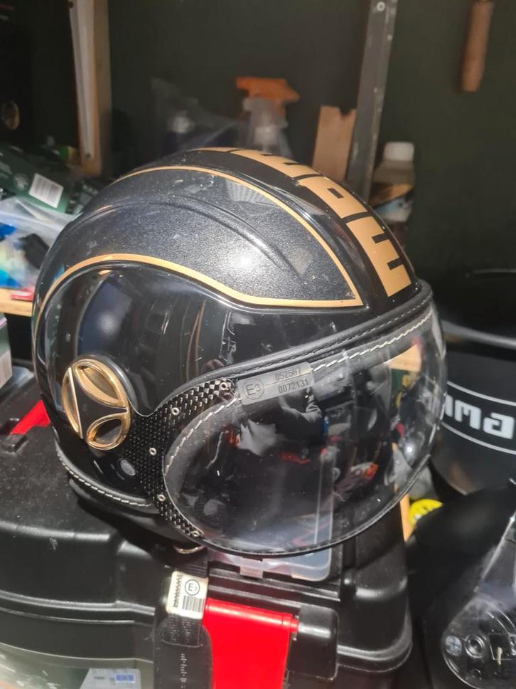 MOMO Design Jethelm - Maat S, Motoren, Kleding | Motorhelmen, Dames, Heren, Jethelm, M, Overige merken, Tweedehands, Ophalen of Verzenden