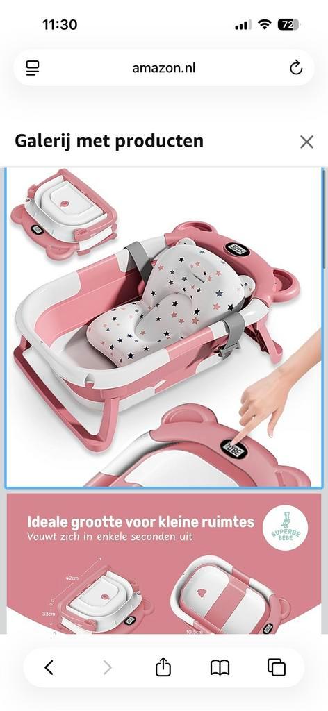 Uitvouwbaar babybadje, Kinderen en Baby's, Badjes en Verzorging, Nieuw, Badje, Ophalen of Verzenden