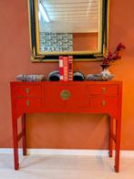 Chinese Oosterse Sidetable Console tafel, Huis en Inrichting, Ophalen, 50 tot 100 cm, Chinees Oosters, Zo goed als nieuw