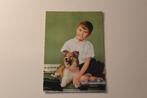 Honden Postkaart - Schotse Collie Pup en Jongen, Duitsland, 1960 tot 1980, Ongelopen, Verzenden, Hond of Kat